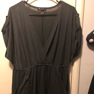 Light weight, comfy,Grey 1X Dress with pockets!!